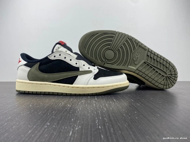 WMNS Scott x Air OG 1 Travis Olive Low DZ4137-106 Jordan 0806
